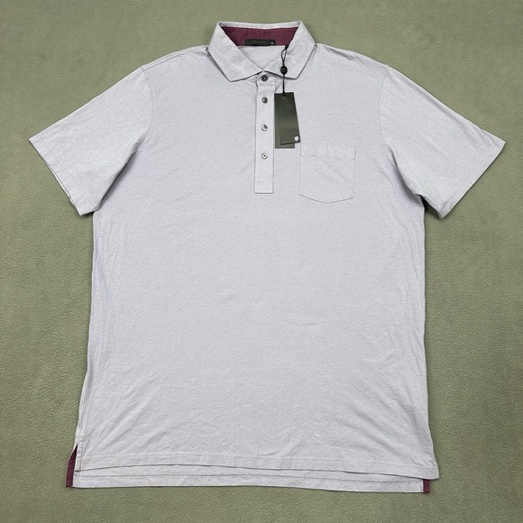 Greyson‎ Spirit Polo Mens XL Dewberry Lilac Purple Golf Performance Pima Stretch - Picture 2 of 9